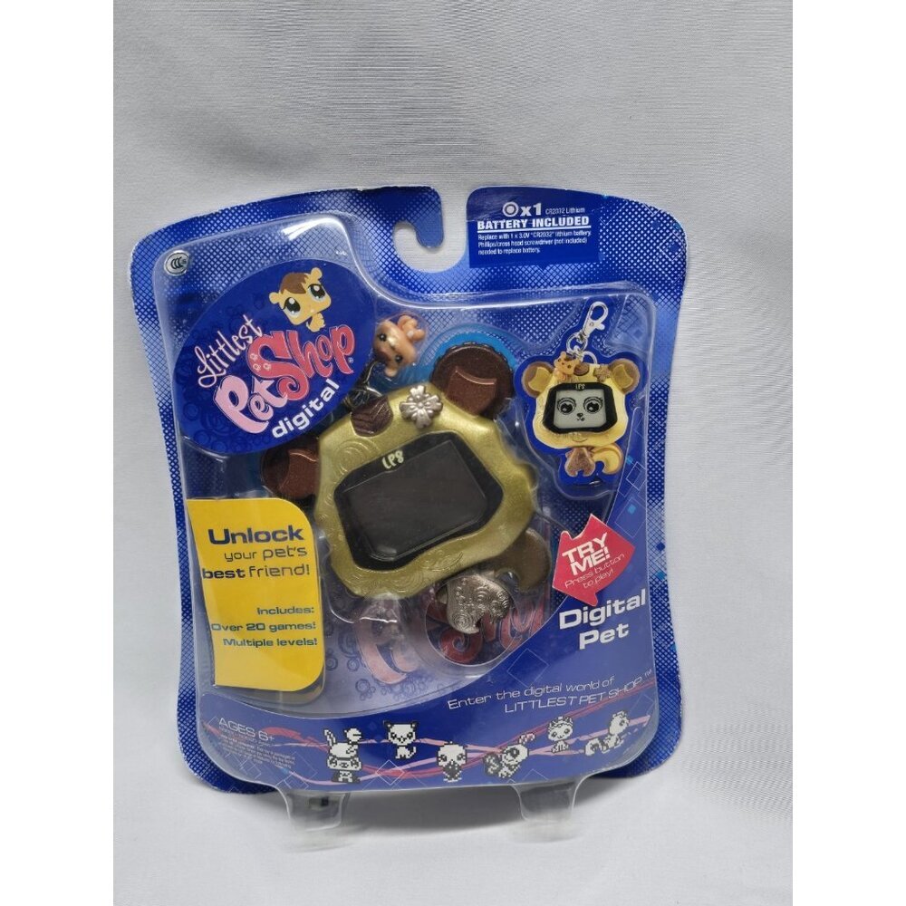VTG Digital Pet Chipmunk Littlest Pet Shop Digital Hasbro Tiger 2008 Toy- NEW